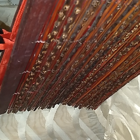 Beautiful Vintage Ecco Natural Twig & Wood Purse. - Picture 6 of 12